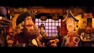 The Pirates Band of Misfits 2012 Official Trailer [upl. by Dorolice]