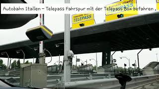 Telepass Italien mit der Telepass Box [upl. by Sigismond]