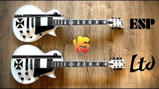 ESP vs LTD Iron Cross with Blind Tests  Are the differences worth over 5000 to you [upl. by Towrey]