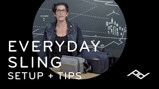 Peak Design Everyday Sling Setup  Tips [upl. by Odlareg691]