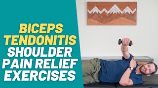 The 8 BEST Exercises for Biceps Tendonitis Shoulder Pain Relief  PT Time with Tim [upl. by Yve]