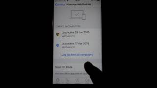 How to scan QR code in whatsapp iPhone or iOS app  web or desktop version [upl. by Natam]