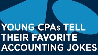 Young CPAs Tell Their Favorite Accounting Jokes [upl. by Cirilla]