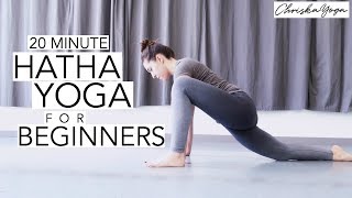 Hatha Yoga for Beginners  20 Min Gentle Beginners Yoga Class  ChriskaYoga [upl. by Irrac]