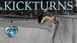 HOW TO KICKTURN  Frontside amp Backside on Flat amp Ramps with Steve Caballero [upl. by Atnuahs844]