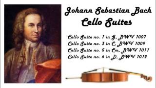 Johann Sebastian Bach  Cello suites in 432 Hz great for reading or studying [upl. by Dambro]