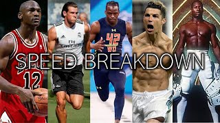 The AllTime Fastest Athletes In EVERY Major Sport [upl. by Neenahs]