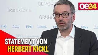 Herbert Kickl zur aktuellen politischen Lage [upl. by Cornia133]