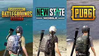 PUBG MOBILE VS NEW STATE MOBILE VS PUBG BATTLEGROUNDS COMPARISON [upl. by Dustman646]