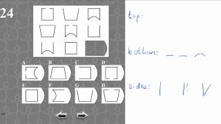 IQ TEST matrix 24 SOLVED AND EXPLAINED [upl. by Thorne]