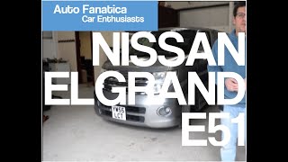 Nissan Elgrand E51 2002  2005 REVIEW 2019 Import to the UK  Practical and good value [upl. by Crofton]