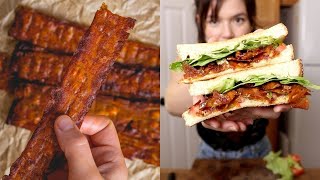 Gordon Ramsays Vegan Bacon recipe test [upl. by Anehta]