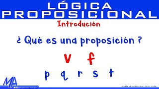 Lógica proposicional  Introducción [upl. by Yecaw]