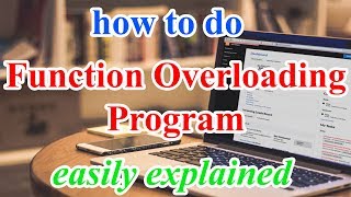 Function Overloading in Java  ICSE Class 10 Computer [upl. by Carena]