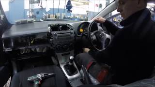 Toyota Coralla 2008 Top Dash Removing [upl. by Annaerdna]