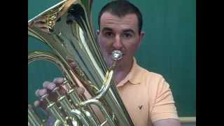 Baritone Horn  Playing The First Five Notes [upl. by Marya192]