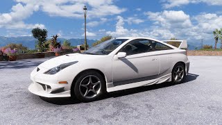 Forza Horizon 5  Toyota Celica Sport Speciality II 2003  Car Show Speed Jump Crash Test Drive [upl. by Tor985]