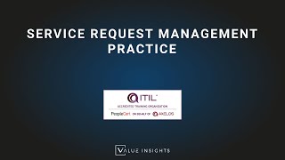 ITIL® 4 Foundation Exam Preparation Training  Service Request Management Practice eLearning [upl. by Stefanac]