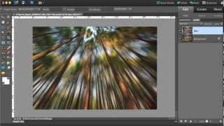 Creating a Zoom Blur Effect in Photoshop [upl. by Adlesirk]