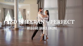 Ed Sheeran  Perfect  Wedding Dance Choreography I English Waltz Tutorial Online  Dance Lesson [upl. by Suoilenroc]