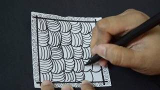 10 Simple Zentangle Patterns for Beginners [upl. by Landy588]