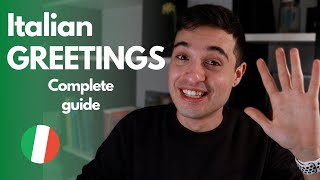 Complete Guide To Italian Greetings Formal and Informal  Learn Italian For Beginners 🇮🇹 [upl. by Flip]