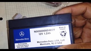 Mercedes Auxiliary Battery Change [upl. by Melbourne]