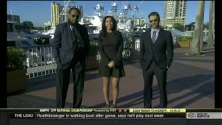 The Leg Show ft Cari Champion Molly Qerim Jen Lada  ESPN [upl. by Enahpets]