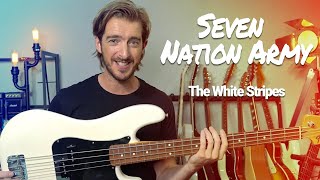 Seven Nation Army  Bass Lessons for Beginners [upl. by Atinek863]