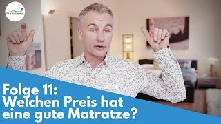 Welchen Preis hat eine gute Matratze [upl. by Mahsih56]