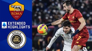 Roma vs Spezia Extended Highlights  Serie A  CBS Sports Golazo [upl. by Kepner]