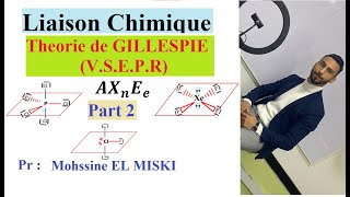 Liaison chimique  théorie de GILLESPIE VSEPR part 2 [upl. by Sender]