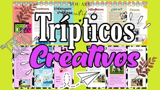 Trípticos CreativosWORD💡🐮¡Sin medidas [upl. by Aerdnaeel]