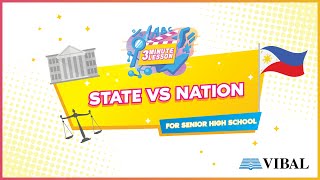 3MINUTE LESSON Philippine Politics and Governance State vs Nation Senior High School [upl. by Bronson]