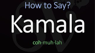 Heres How to Properly Pronounce Kamala [upl. by Dilisio90]