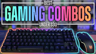 Top 5 Gaming Keyboard and Mouse Combos under 30 [upl. by Cadman]