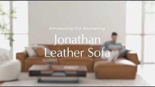 Castlery Lookbook Jonathan Leather Sofa [upl. by Forward]