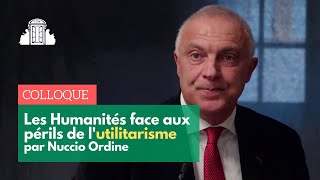 « Les Humanités face aux périls de lutilitarisme » par Nuccio Ordine  ENSPSL [upl. by Shamma]