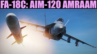 FA18C Hornet Aim120 AMRAAM VISUALSTTTWS Tutorial  DCS WORLD [upl. by Hulbig]