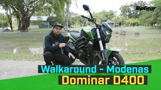 Walkaround 2021 Modenas Dominar D400  TopGear Malaysia [upl. by Icart364]