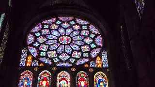 Inside Chartres Cathedral in France  Cathédrale NotreDame de Chartres [upl. by Nirmak]