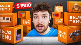 I Opened 1500 Worth of Scam Temu Products [upl. by Llenwahs]