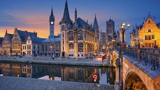 Ghent Belgiums coolest city 4K ultra HD  quotManhattan of the Middle Agesquot [upl. by Hartman793]