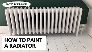 How to Paint a Radiator Spray vs Brush [upl. by Ellwood184]