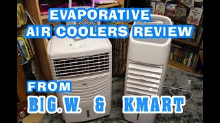 Air evaporative coolers from BIG WW amp KMART Australia [upl. by Nhguavahs]