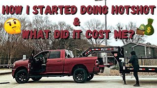 How I Started In Hotshot as an OWNER OPERATOR amp What Did It Cost Me Full Breakdown How to Start [upl. by Alakam738]