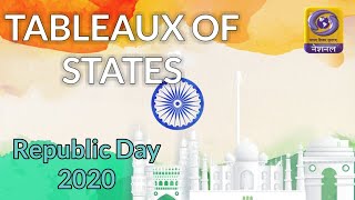 Tableaux of the states at the Republic Day Parade 2020 [upl. by Davey]