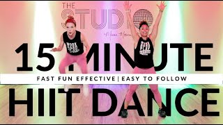 15 Minute HIIT Dance Cardio Burner  The Studio by Jamie Kinkeade [upl. by Nole]