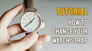 How to change a watch strap [upl. by Jerol]