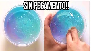 HAZ SLIME CON 1 INGREDIENTE💦 Probando Recetas SIN Pegamento [upl. by Conroy]